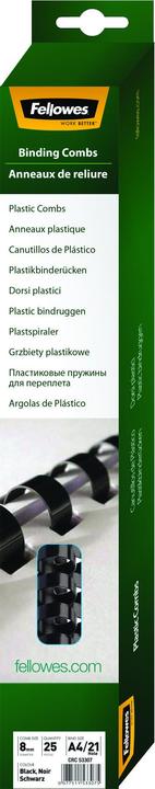 Image du produit Fellowes Dos du cartable 8mm, 21 anneaux
