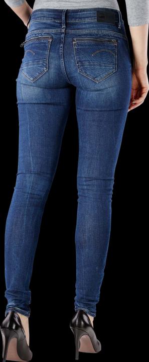 Immagine prodotto G-Star Midge Zip Mid Skinny Jeans scuro invecchiato (W28/L30)