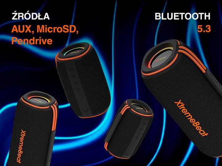 Produktbild Tracer XtremeBeat Ultra TWS Tragbarer Bluetooth-Lautsprecher Schwarz 25 W