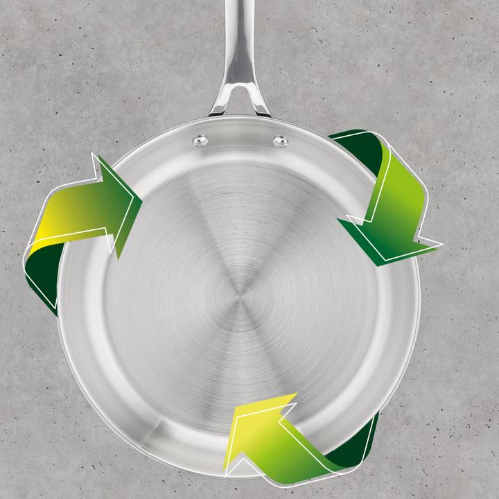 Immagine prodotto Tefal Padella in acciaio inox Jamie Oliver Cook Smart (24 cm, Padella per friggere, Acciaio inossidabile)