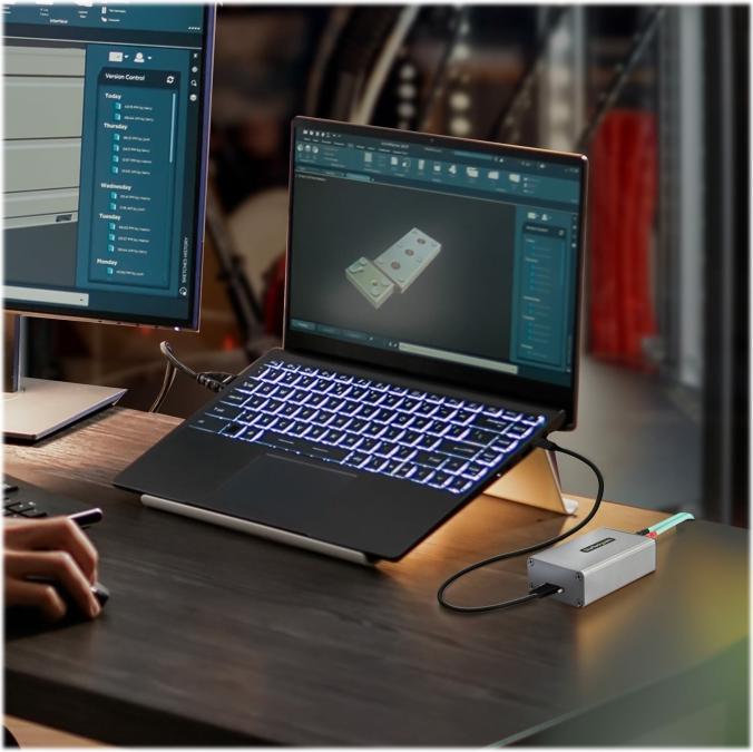 Actual product image StarTech com F35023-USB-EXTENDER, 93 mm, 57 mm, 28 mm, 271 g, 115 mm, 155 mm (USB-A, 2 Ports)