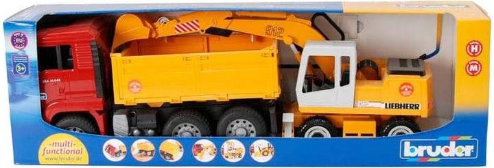 Image du produit Bruder Camion à benne basculante avec pelleteuse