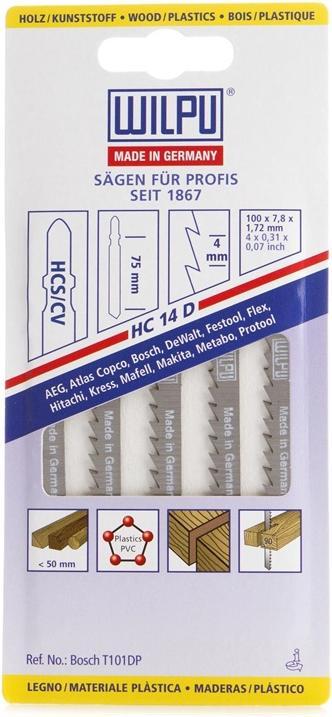 Actual product image WILPU Saws for wood, plastic (5pcs.) HC 14 D