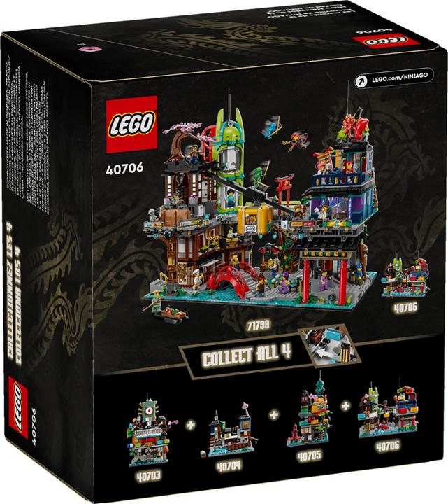 Produktbild LEGO Ninjago Mikromodell der Märkte von NINJAGO® City (40706, LEGO Ninjago)