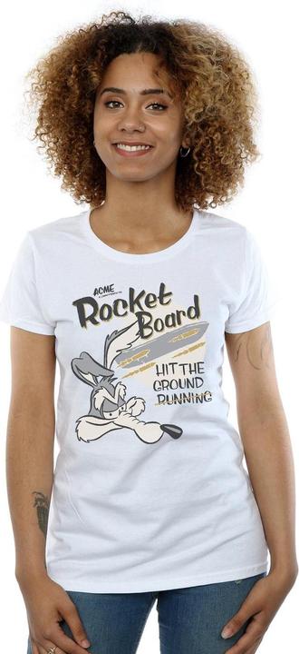 Immagine prodotto Looney Tunes Wile E Coyote Rocket Board Maglietta Donna (XL)