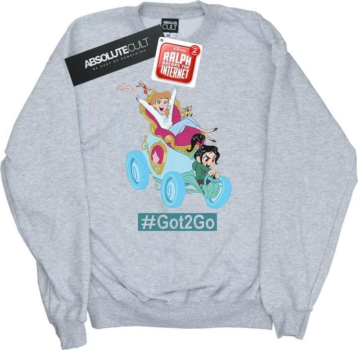 Disney Wreck It Ralph Cinderella And Vanellope Sweatshirt (L)