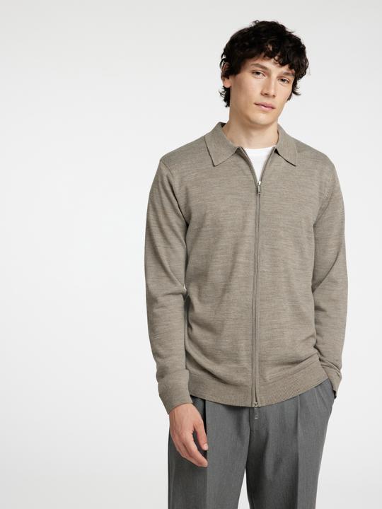 Image du produit Selected Homme Cardigan à manches longues avec fermeture éclair (M)