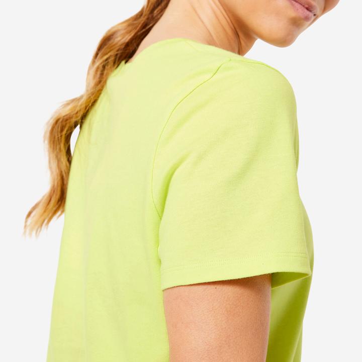 Produktbild Domyos T-Shirt Damen - Essentials 500 gelb (XS)
