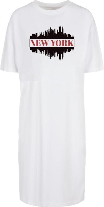 Actual product image Merchcode Ladies New York Organic Oversized Slit Tee Dress - 118833 (XL)