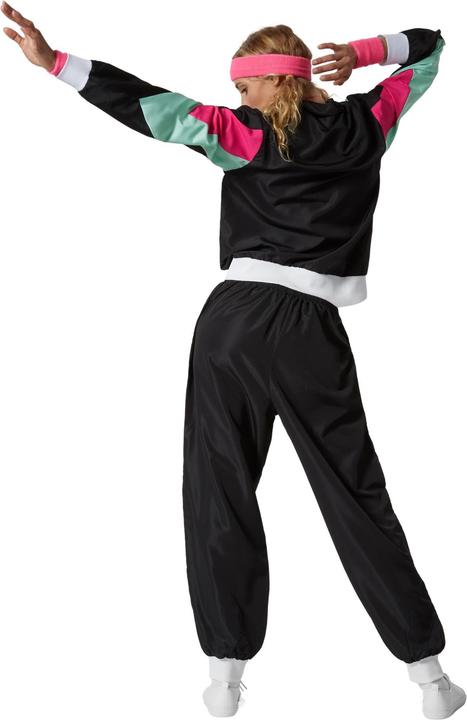 Actual product image tectake Women's Fancy Dress Costume - Retro 80s 90s Tracksuit (M)