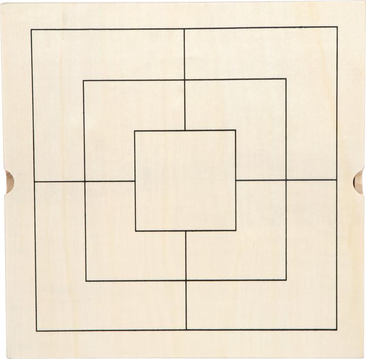 Actual product image small foot checkers, queens, mills