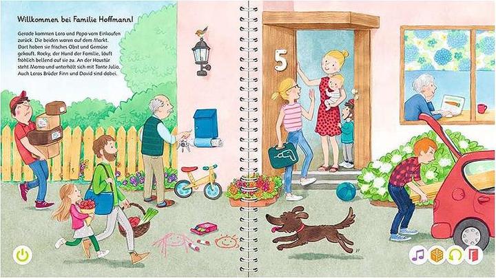 Immagine prodotto tiptoi Mein Wörter-Bilderbuch: Unser Zuhause (Tedesco, Susanne Gernhäuser, Frisona inca, Martina Leykamm, 2022)