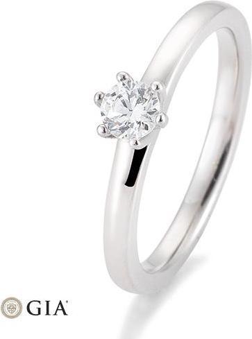 Actual product image Breuning 6 claw 0.30-0.50 ct. (57, 750/18 K Gold)