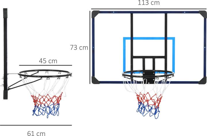 Produktbild SportNow Basketballkorb mit bruchsicherer Rückwand