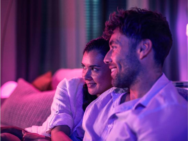 Actual product image Philips Hue Play Gradient Lightstrip 55" (RGBW, 216.50 cm, Indoor)