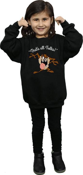 Image du produit Looney Tunes - Sweat TAZ THAT'S ALL FOLKS - Fille (128)