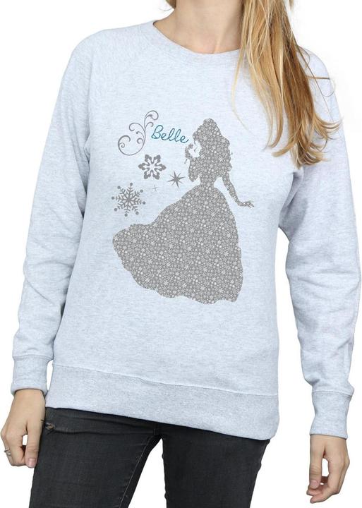 Produktbild Disney Princess Belle Christmas Silhouette Sweatshirt (L)