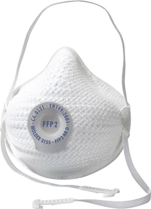 Moldex Respirator AIR 315501 FFP2 / V NR D with exhalation valve (P3R D, FFP2, 10 x)
