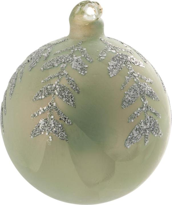 Actual product image Greengate Harmony Christmas bauble sparkling blue 8cm (1 -part)