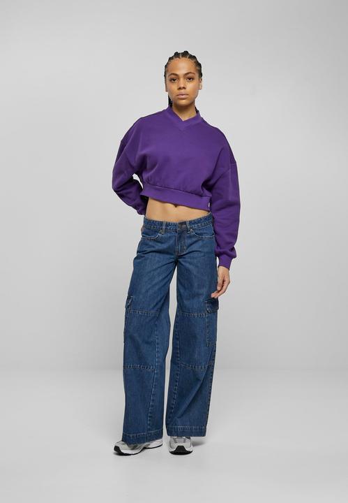 Actual product image Urban Classics Ladies Cropped V-Neck (5XL)