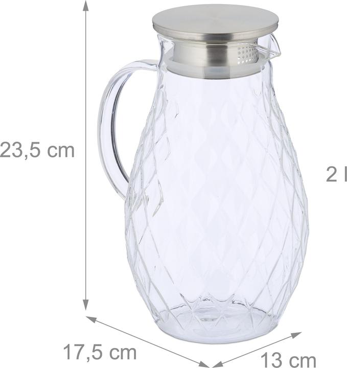 Produktbild Relaxdays Glaskaraffe (2 l)