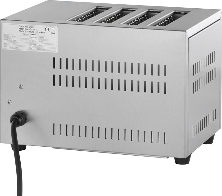 Actual product image Gastro Hero Toaster with slots
