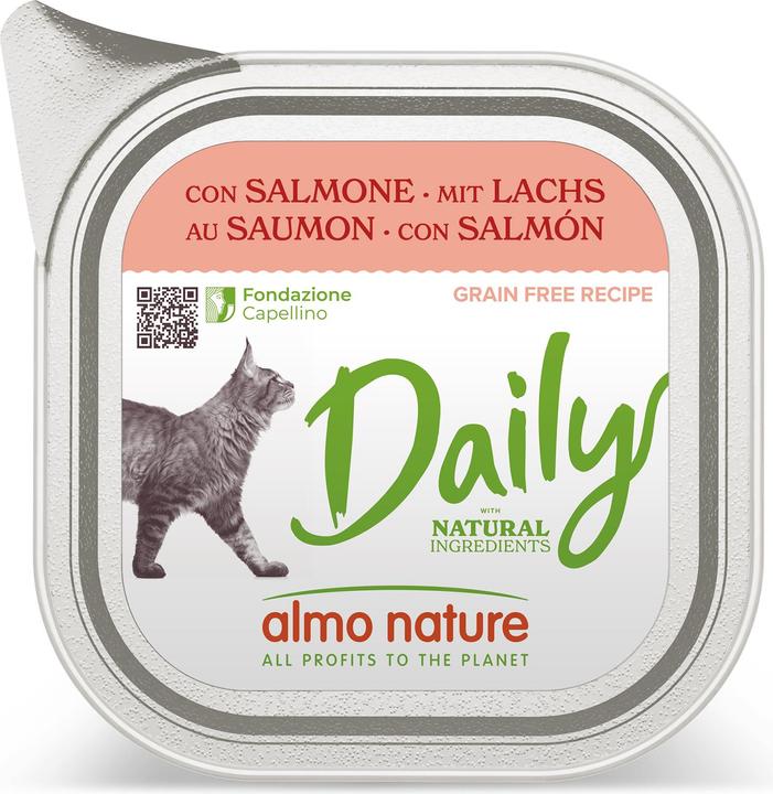 Produktbild Almo Nature Daily Adult Menu mit Lachs (Adult, 1 Stk., 100 g)