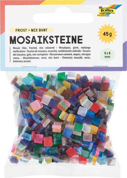 Folia Pions en mosaïque FROST, 45g, 5x5mm