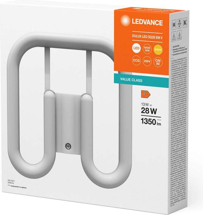 Produktbild Ledvance LED-Kompaktlampe (GR8, 13 W, 1350 lm, 1 x, F)