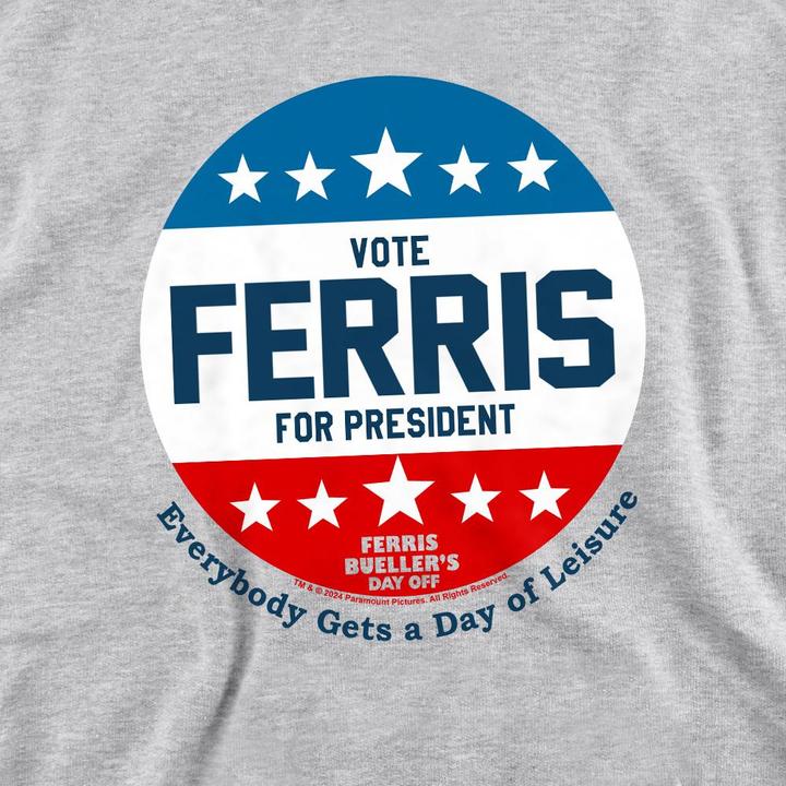 Produktbild Ferris Bueller´s Day Off Ferris Bueller's Day Off Vote Ferris For President Sweatshirt (XL)