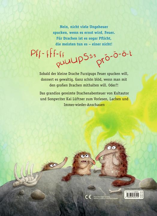 Produktbild Furzipups, der Knatterdrache (Deutsch, Kai Lüftner, 2019)