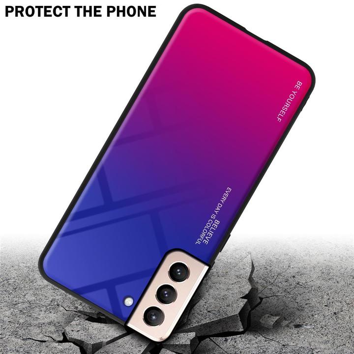 Productafbeelding Cadorabo TPU 2 kleuren glasdekking (Samsung Galaxy S21+)