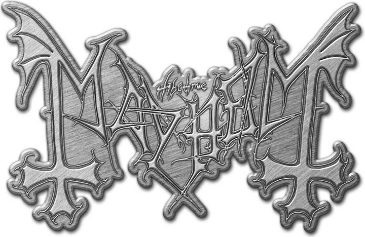 Produktbild Mayhem Logo Abzeichen Metall