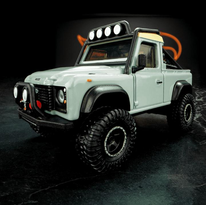 Actual product image Mattel Hot Wheels Elite 64 Series Land Rover Defender 90 Pickup