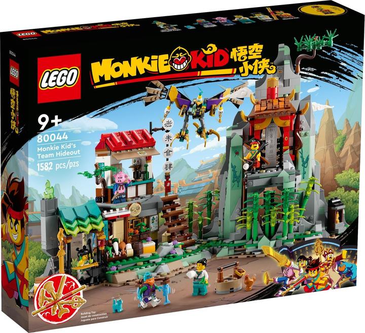 Image du produit LEGO 80044 Monkie Kids Cachette de l'équipe (80044, LEGO Monkie Kid)