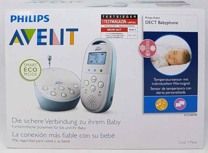 Produktbild Philips Avent Dect SCD560/00 (Babyphone Audio, 330 m)