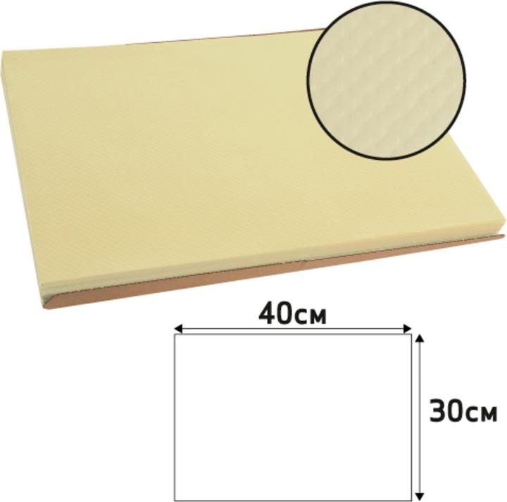 Produktbild PROnappe Restposten: Einweg-Tischset, 400 x 300 mm, elfenbein (4 x, 30 x 40 cm)