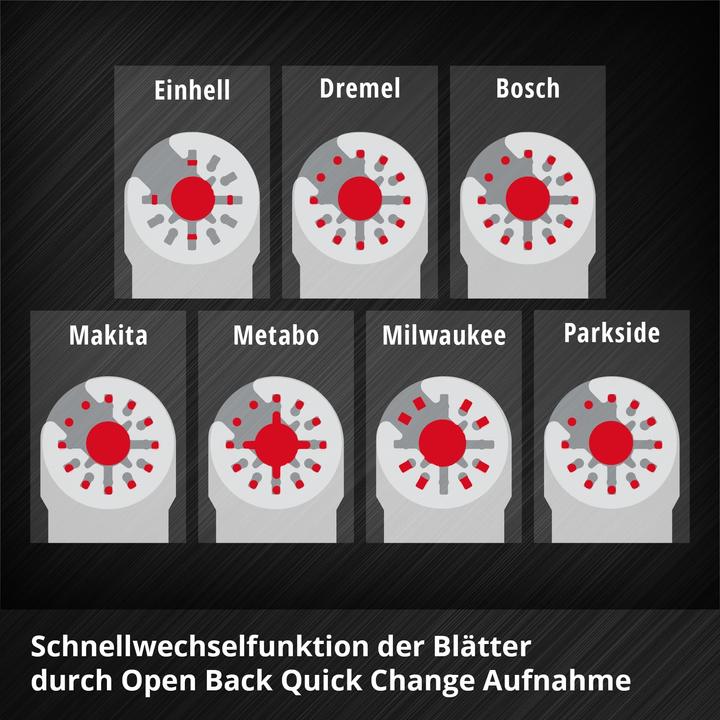 Productafbeelding Einhell Multitool-Set, 708135, XL-PLUS-Case, 35-teilig