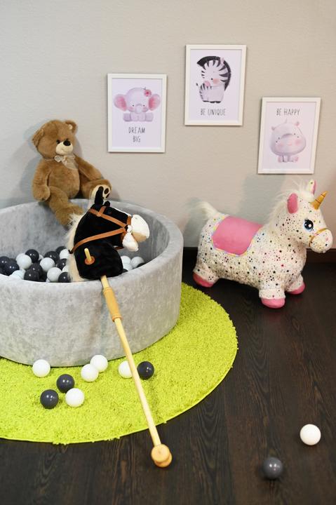 Actual product image Knorrtoys Blacky" hobbyhorse