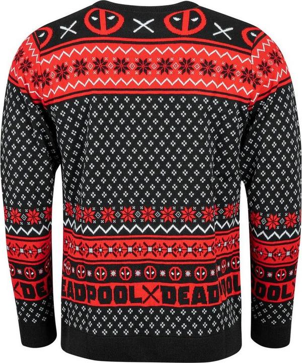 Actual product image Deadpool Unisex Adult Show Off Jumper (M)