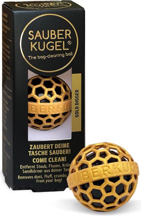 Actual product image Sauberkugel Pocket cleaner gold