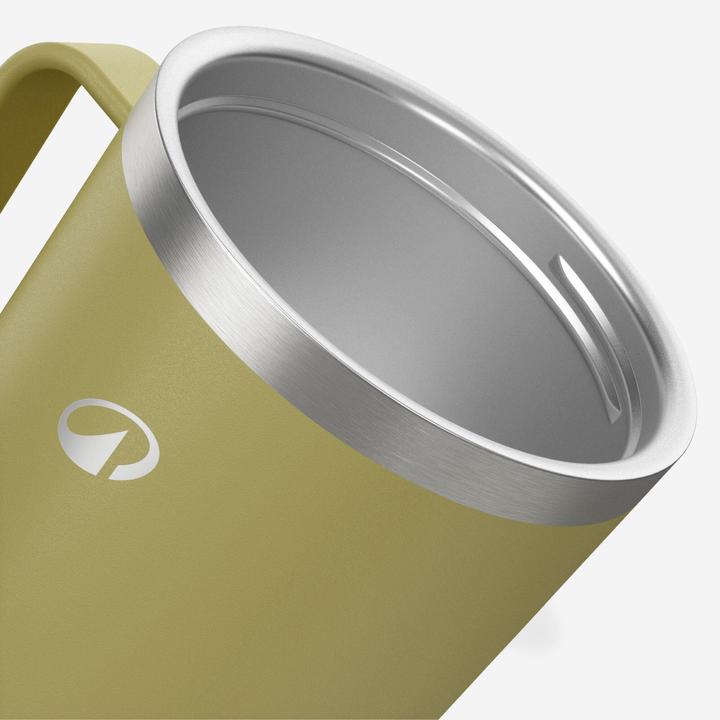 Actual product image Quechua Tasse isolierend Edelstahl Camping Wandern Trekking - 900 0,35 l khaki