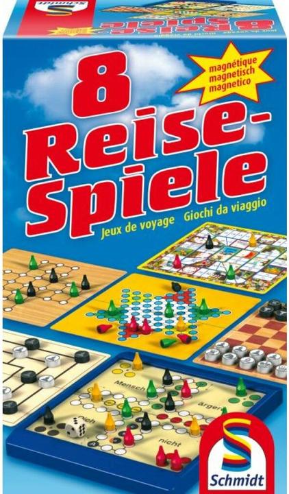 Produktbild Schmidt Spiele 8 Reise-Spiele - Magnetisch (Deutsch)