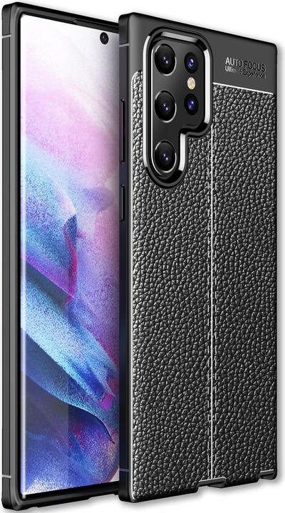 Actual product image Nalia Leather Look Silicone Cell Phone Case (Samsung Galaxy S22 Ultra)