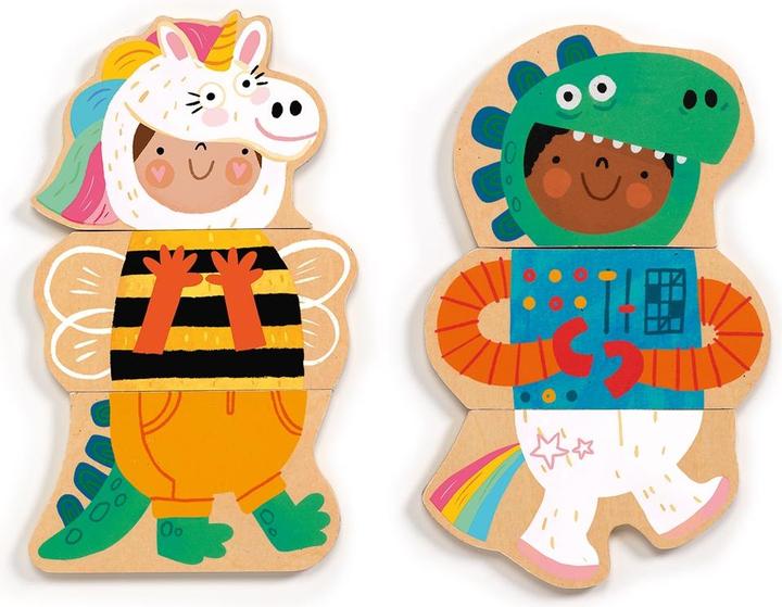 Actual product image Djeco Magnets fancy-up (24 x)