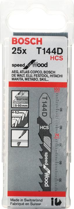 Immagine prodotto Bosch Professional Zubehör T 144 D, confezione da 25