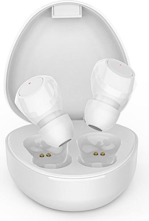 Image du produit OEM Wireless headphones Wireless earphones bluetooth TWS + docking station M9 white (4 h, Sans fil)