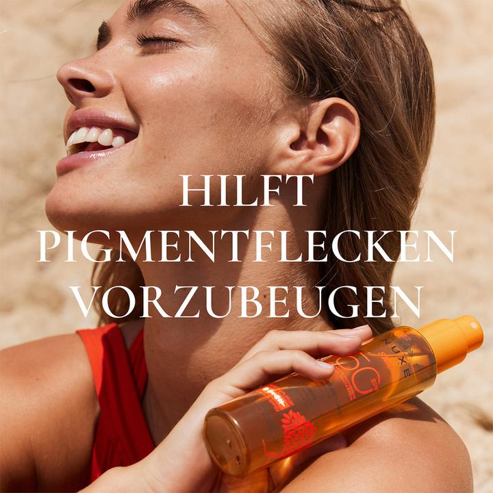 Actual product image Nuxe Sun Set Sonnenöl Gesicht & Körper LSF 50 + After-Sun-Milch (Suntan lotion, Suntan oil, SPF 50, 150 ml)