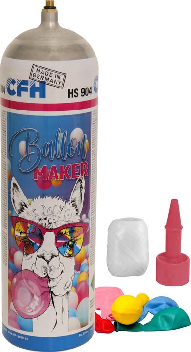 Actual product image CFH Helium set HS904 rainbow colours 30 balloons (30 x)