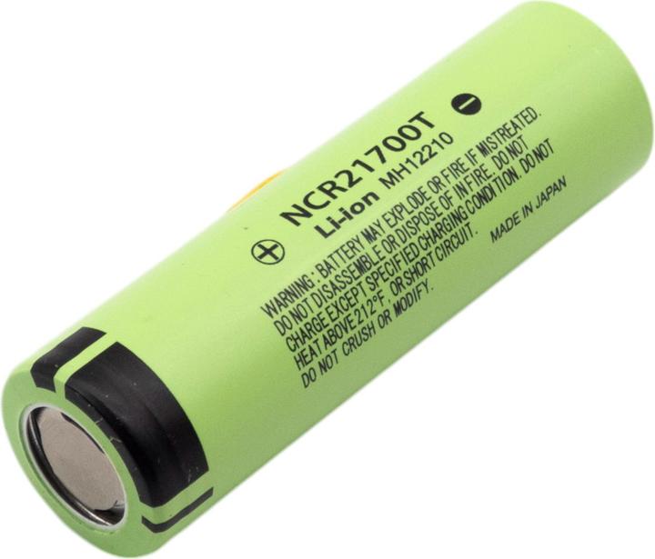 Immagine prodotto Purecrea Li-Ion Akku 3.7V 4800mAh NCR21700T mit Flachpol (1 pz., 21700, 4800 mAh)